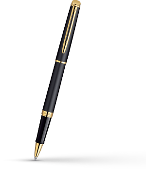 Чернильная ручка Waterman Hemisphere Matt Black GT, матовый лак, позолота 23  S0920750