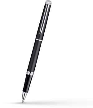 Чернильная ручка Waterman Hemisphere Matt Black CT, матовый лак, хром  S0920850