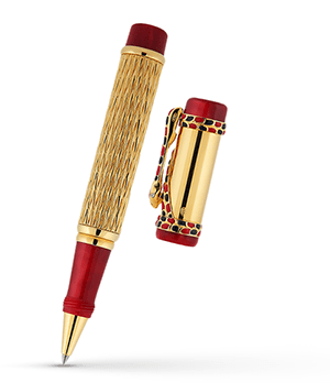 Чернильная ручка Ancora The Coral Snake (Коралловая змея), акриловая смола  CORAL SNAKE/RB