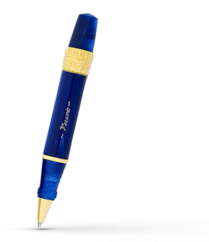 Чернильная ручка Ancora Vezuvio, акриловая смола, позолота  VEZUVIO-RB