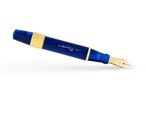 Перьевая ручка Ancora Vezuvio, золото 18К, акриловая смола, позолота  VEZUVIO/BL/FP