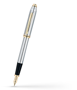 Перьевая ручка Cross TOWNSEND Medalist, хром, позолота  506-EF