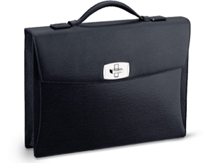 Портфель S.T. Dupont натуральная ребристая телячья кожа, отделка фурнит  181300