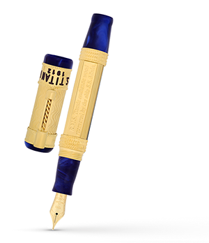 Перьевая ручка Ancora Titanic (Титаник), золото 18К, акриловая смола, по  TITANIC-FP