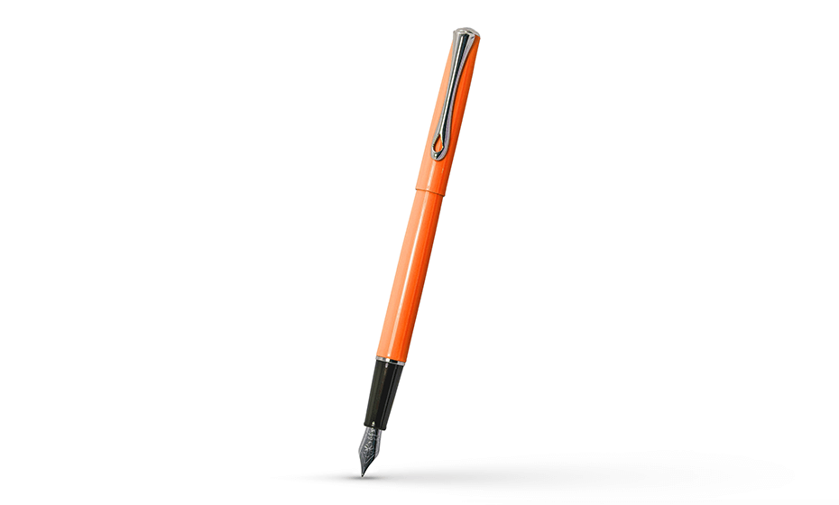 Ручка перьевая Traveller Lumi orange, M