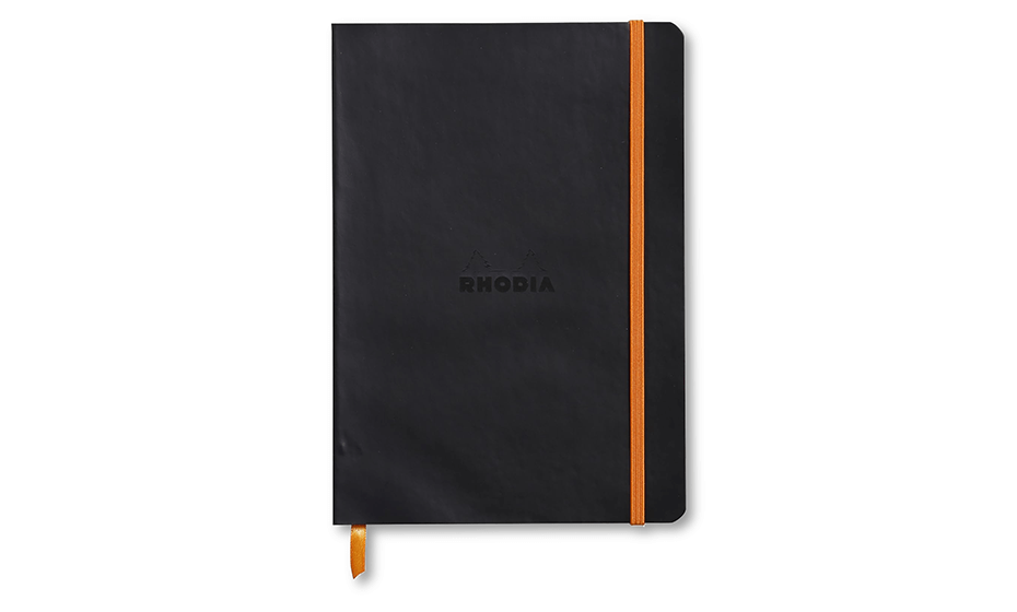 Записная книжка Rhodiarama в мягкой обложке, А5,линейка 90г,