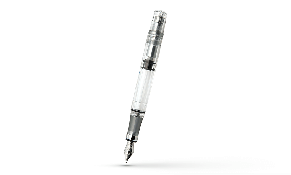 Ручка перьевая TWSBI Diamond 580 AL R, серый никель, F