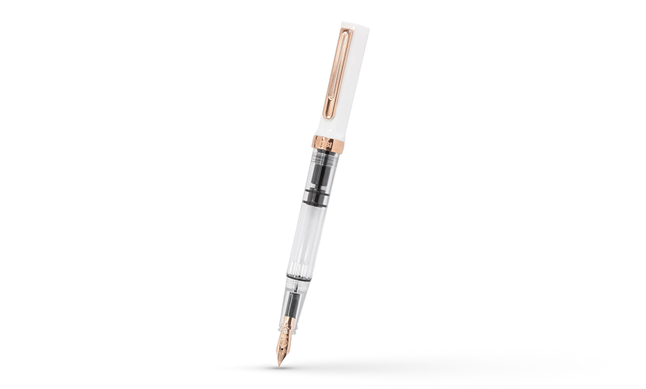 Ручка перьевая TWSBI ECO Rose Gold, белый F