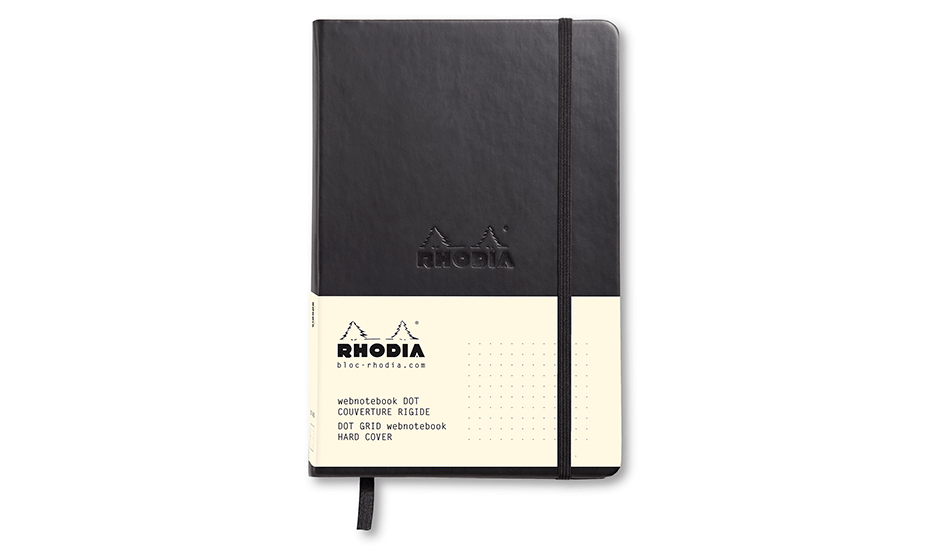 Зап. книжка Rhodia webnotebook в тв. обложке, A5, точка, 90 