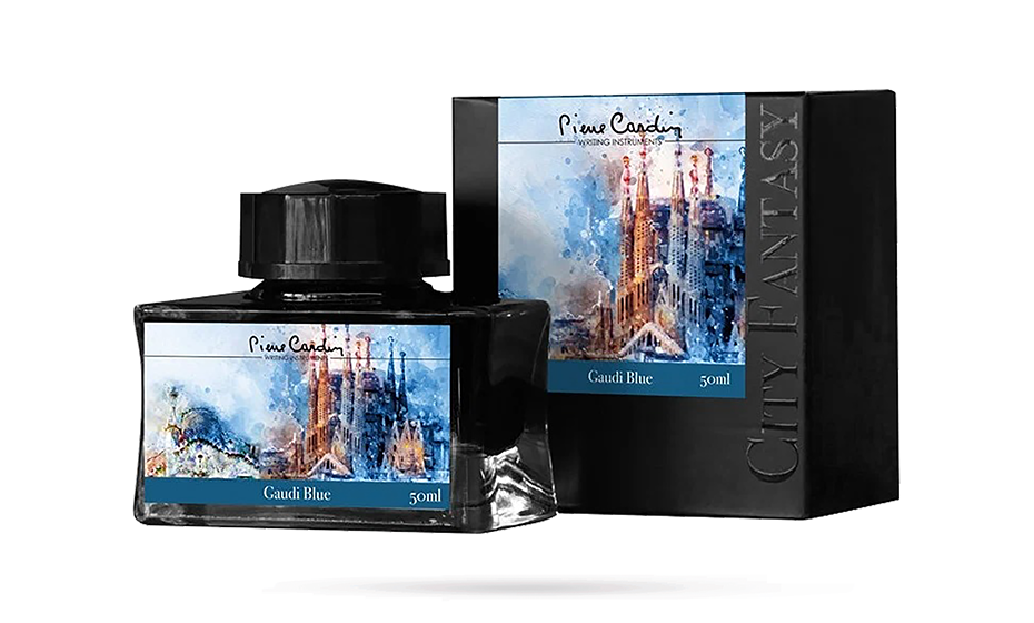 Чернила Pierre Cardin синий Gaudi Blue 50мл