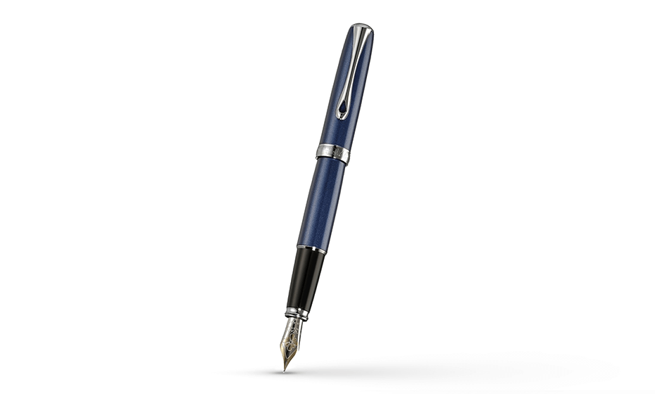 Ручка перьевая Excellence A2 Midninht blue chrome