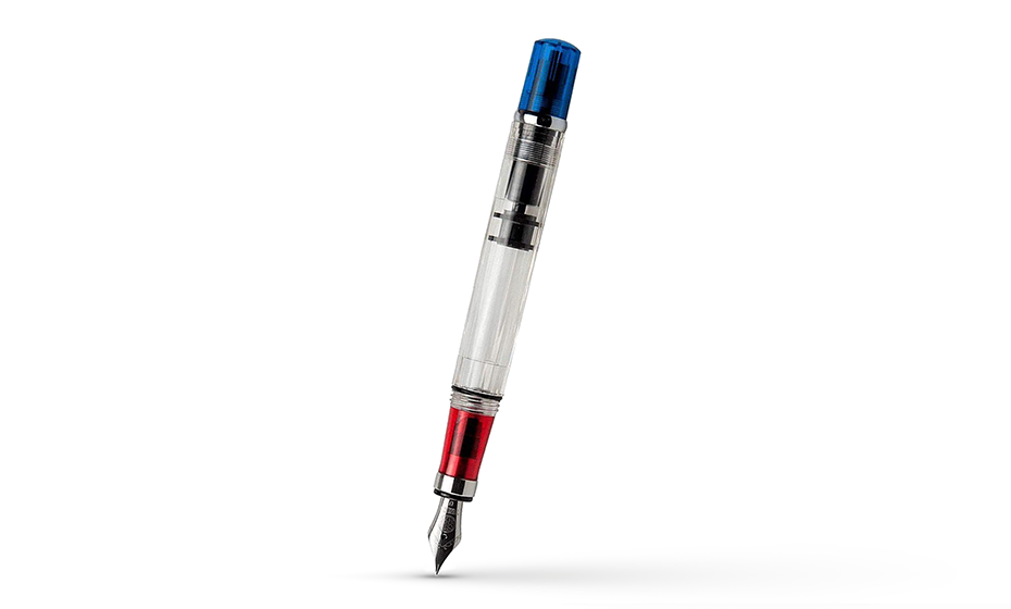 Ручка перьевая TWSBI Diamond 580 RBT, сине-красный, EF
