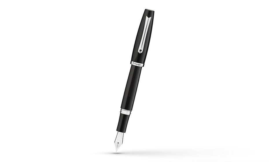 Ручка перьевая МANAGER BLACK PALLADIUM M